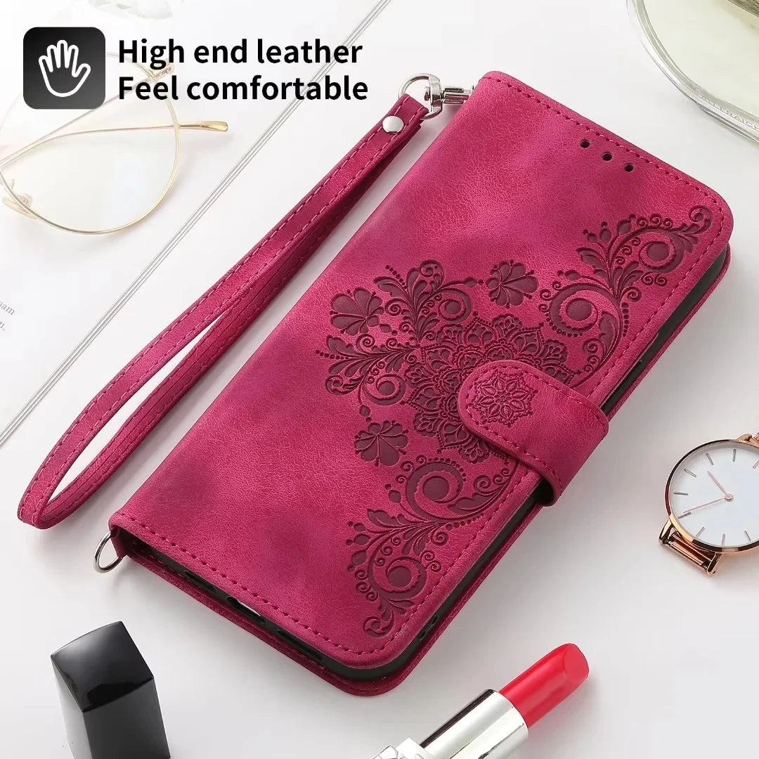 Flip Wallet Card Leather Galaxy A and M Case - DealJustDeal