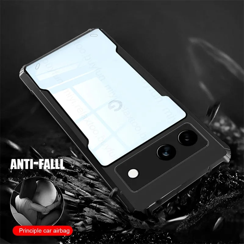 Transparent Acrylic Heavy Duty Shockproof Google Case - DealJustDeal