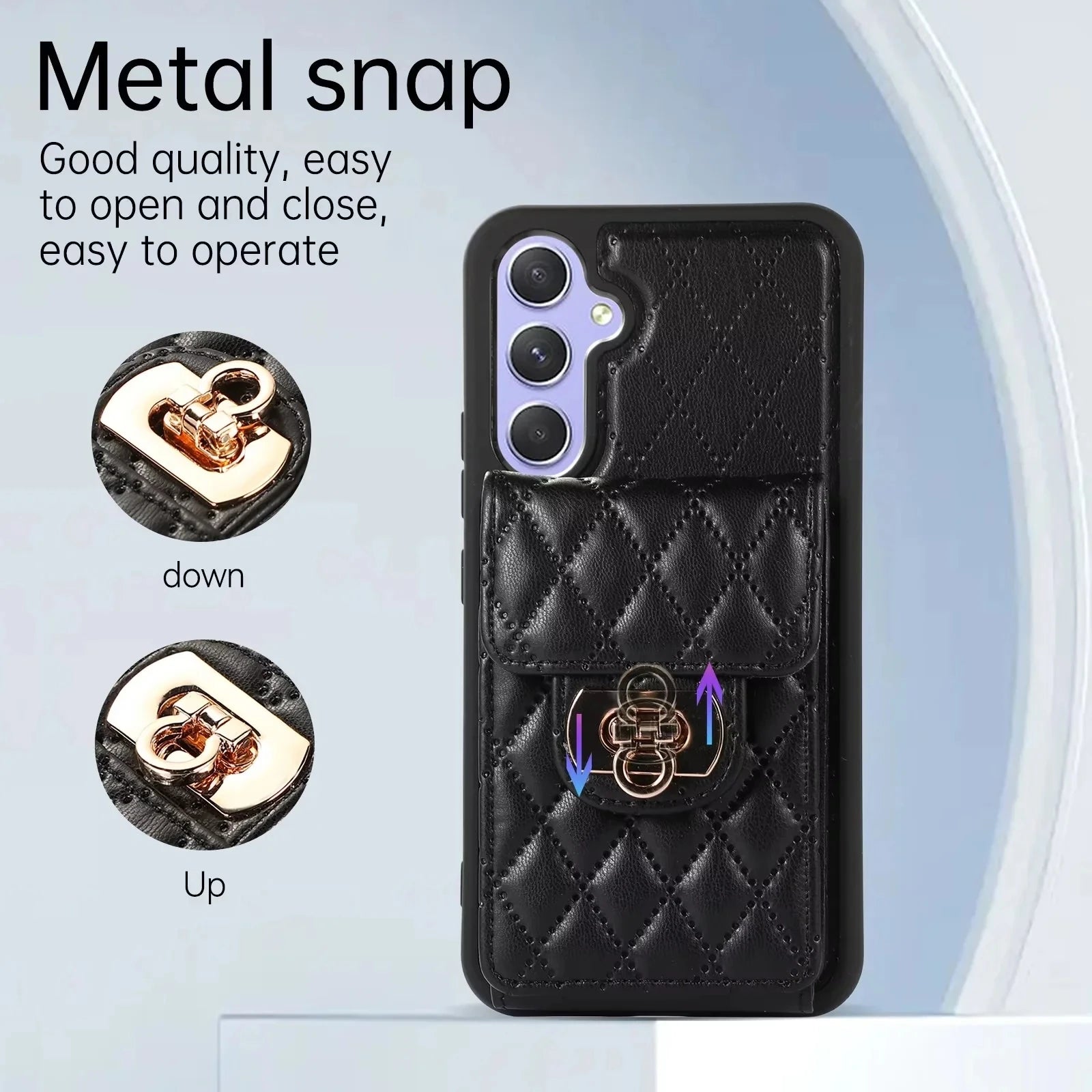 Wallet Cards Slot Leather Galaxy A Case - DealJustDeal