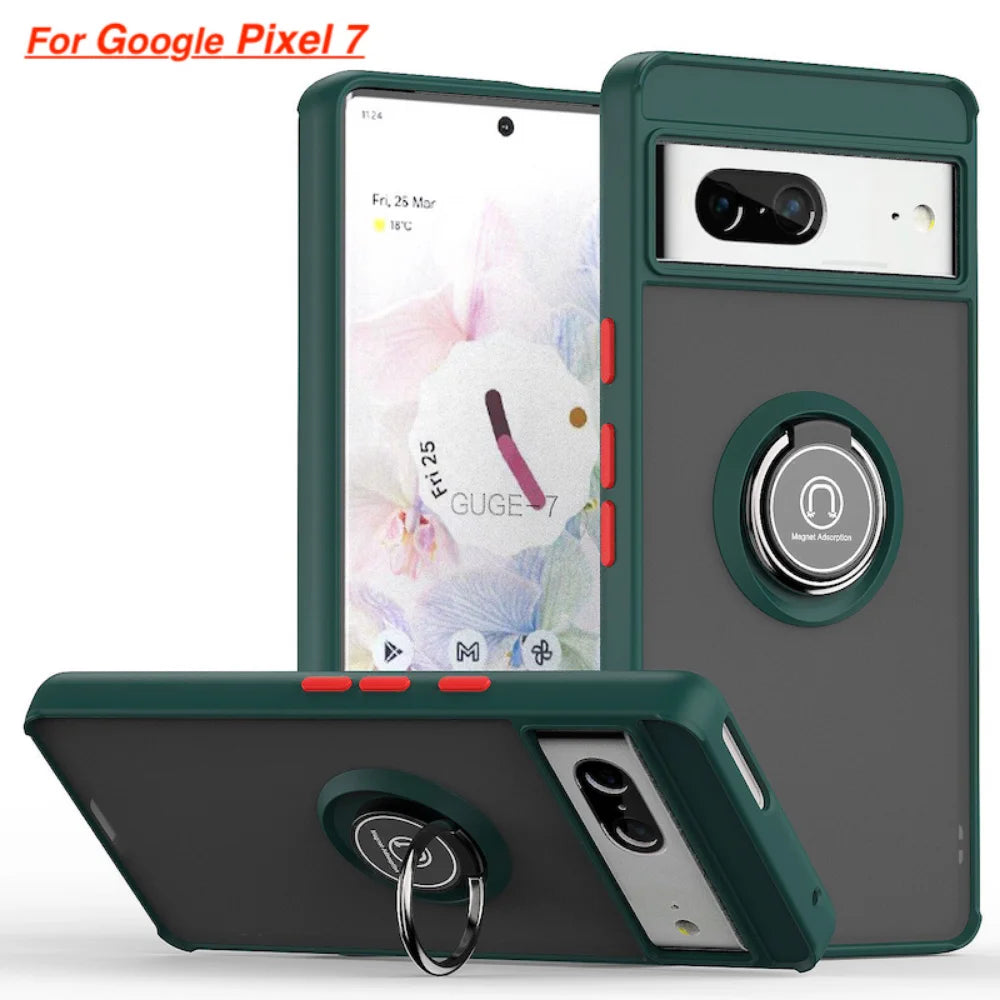 Car Ring Shockproof TPU Bumper Google Case - DealJustDeal