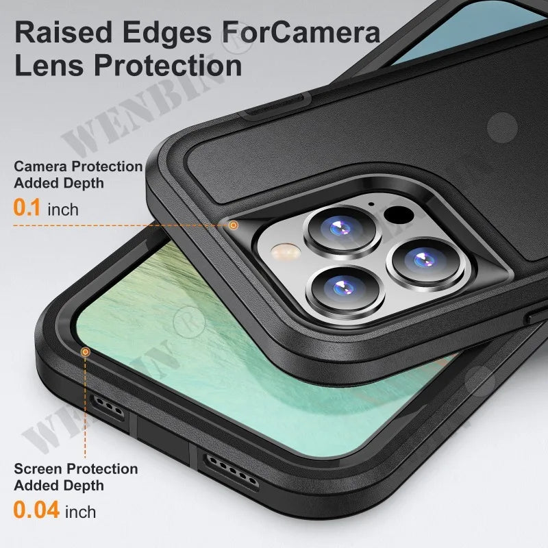 Heavy Duty Shockproof Anti-Scratch Rugged Protective iPhone Case - DealJustDeal