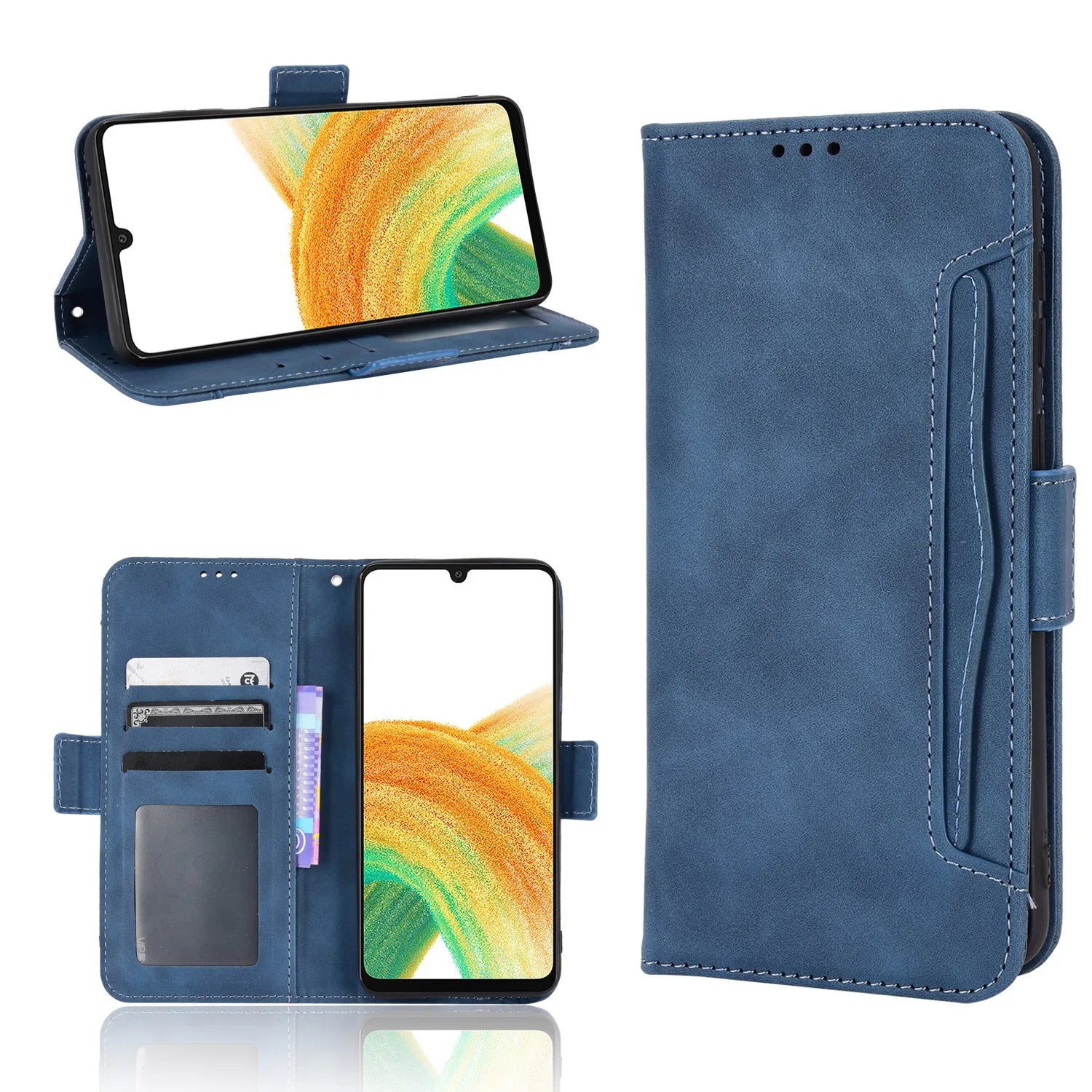 Wallet Leather Galaxy M Case - DealJustDeal