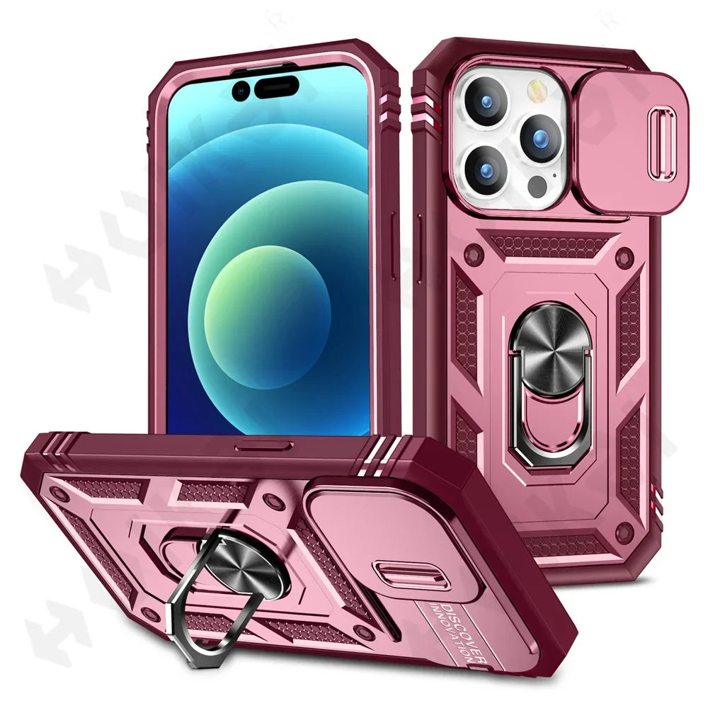 Rugged Slide Camera iPhone Case - DealJustDeal