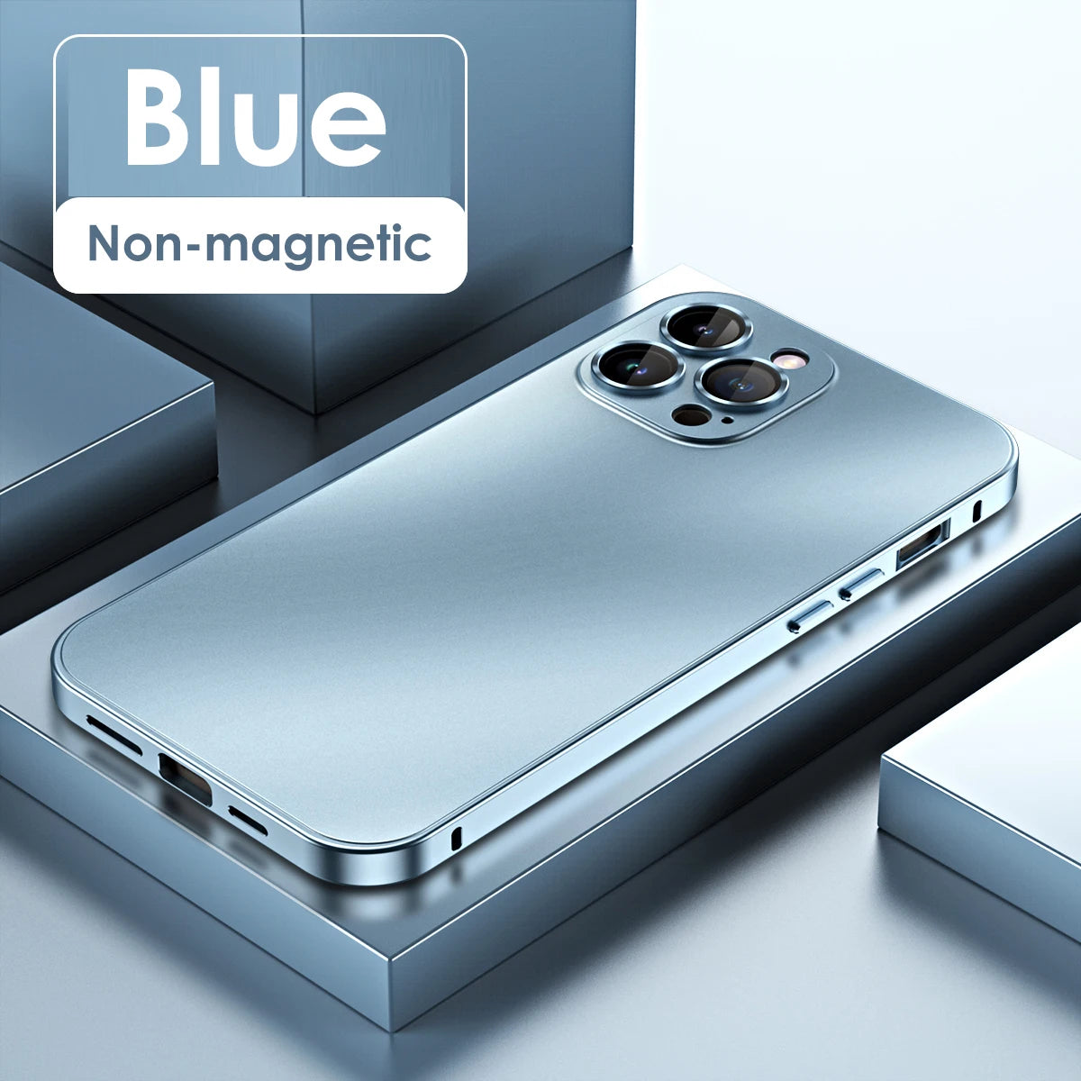 Magnetic Aluminum iPhone Case With Lens Film Protection - DealJustDeal