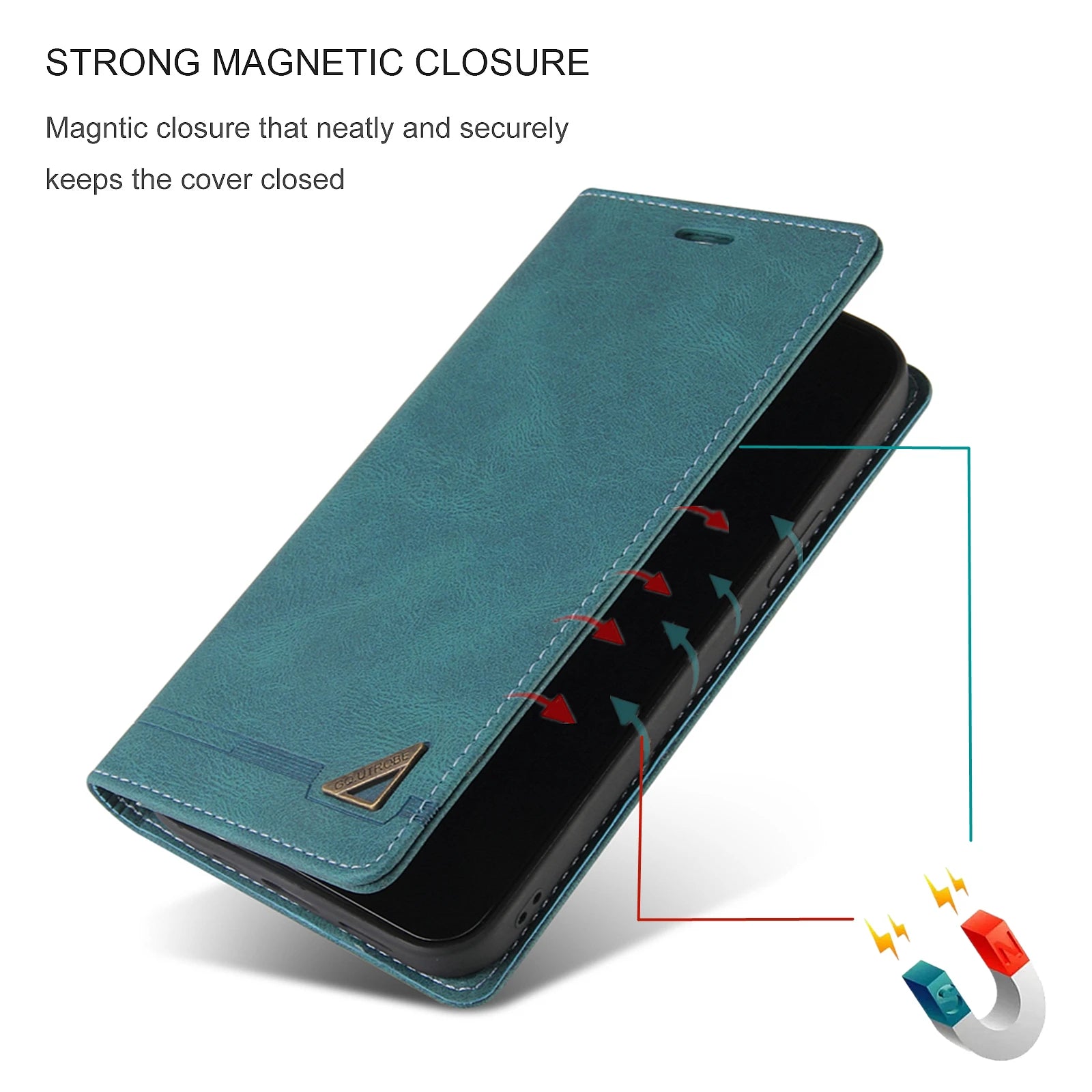 Flip Wallet Anti-theft Brush Leather Galaxy S Case - DealJustDeal