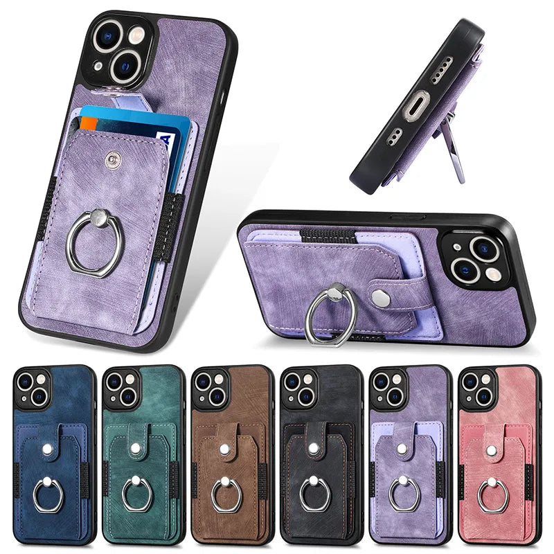 Card Slot Stand Wallet Google Case - DealJustDeal