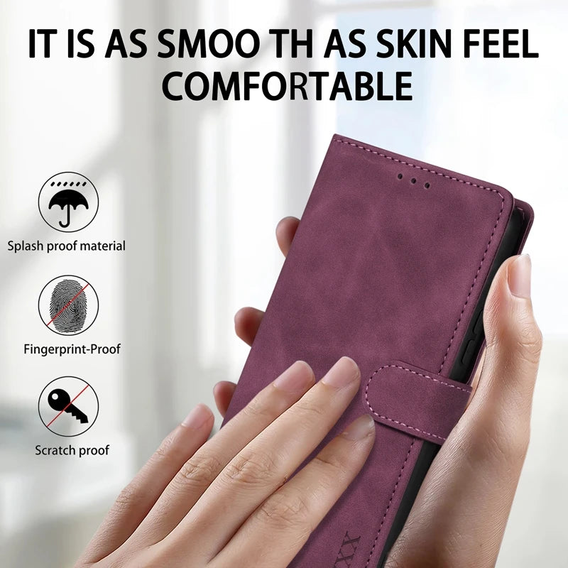 Wallet Card Slot Holder Magnetic Flip Leather Galaxy S Case - DealJustDeal