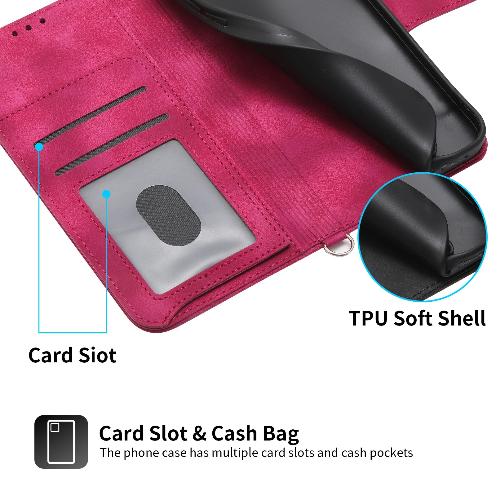 Flip Wallet Card Leather Galaxy S Case - DealJustDeal