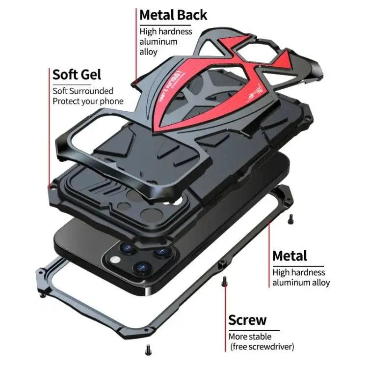 Shockproof Armor All Inclusive Metal Galaxy S Case - DealJustDeal