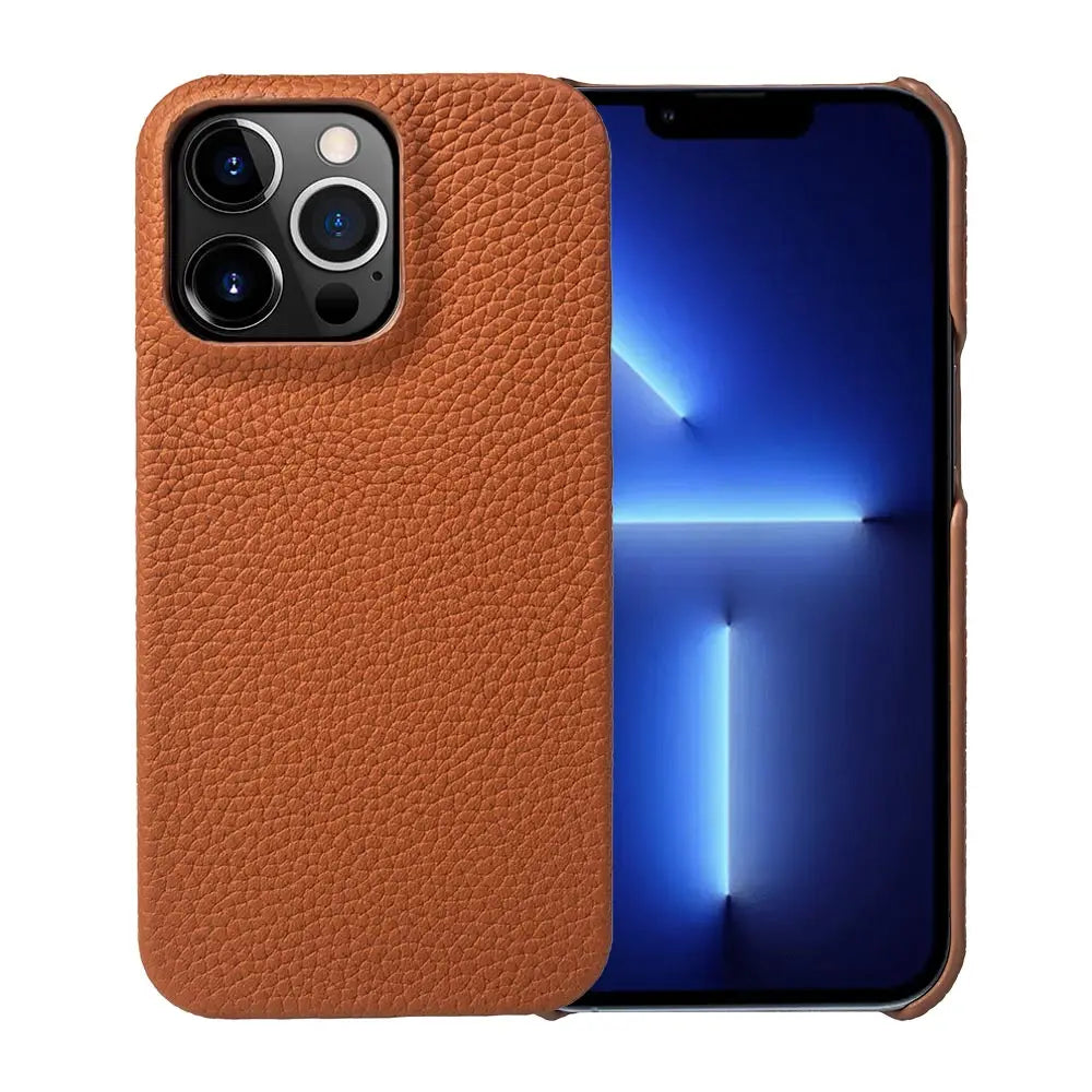 Genuine Leather Cover Business iPhone Case - DealJustDeal