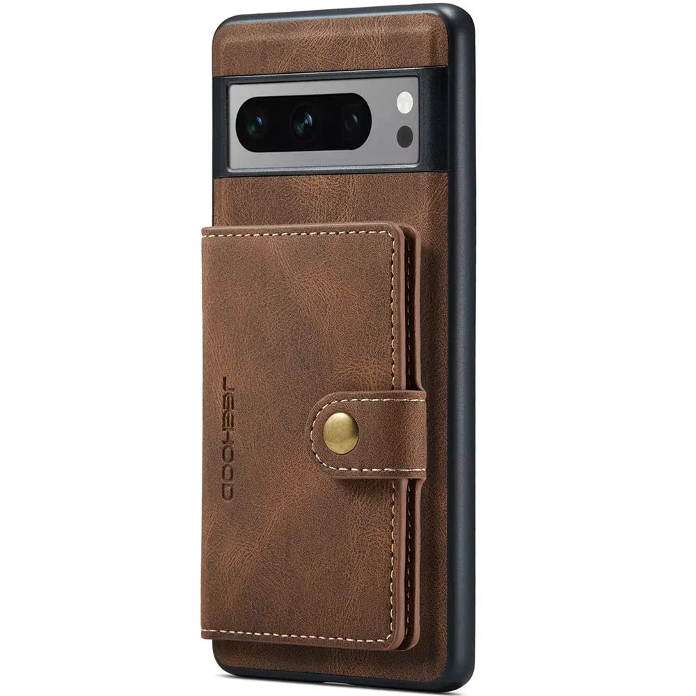 Detachable Leather Magnetic Sleeve Wallet Google Case - DealJustDeal