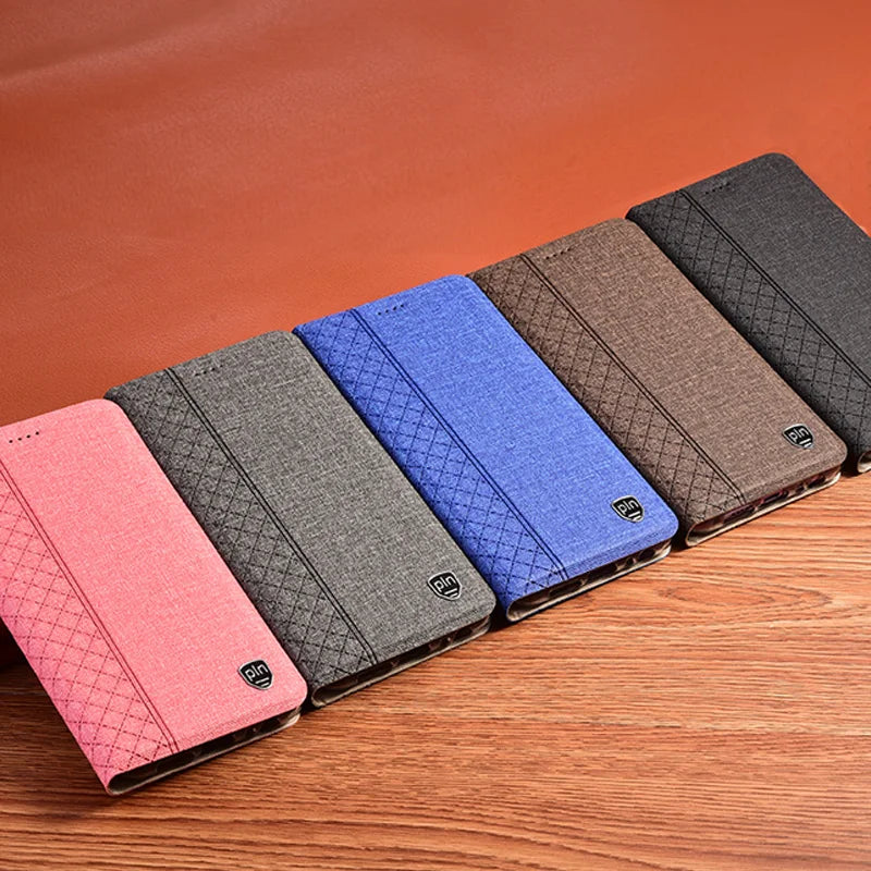 Magnetic Flip Cloth Leather Google Case - DealJustDeal