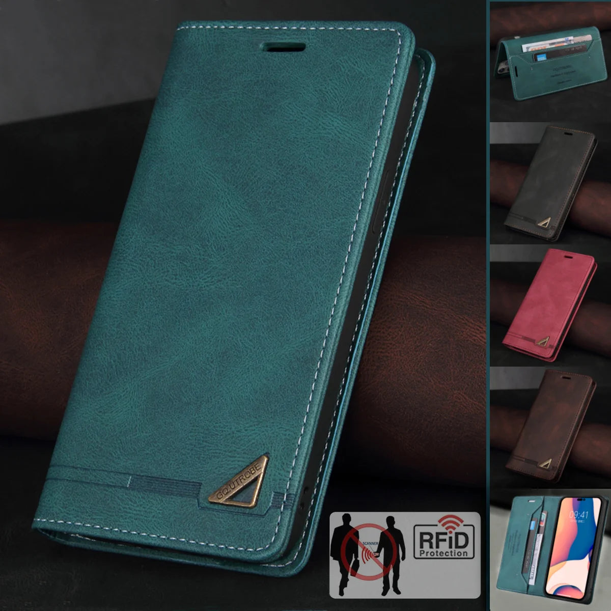 Wallet Leather Galaxy S Case - DealJustDeal