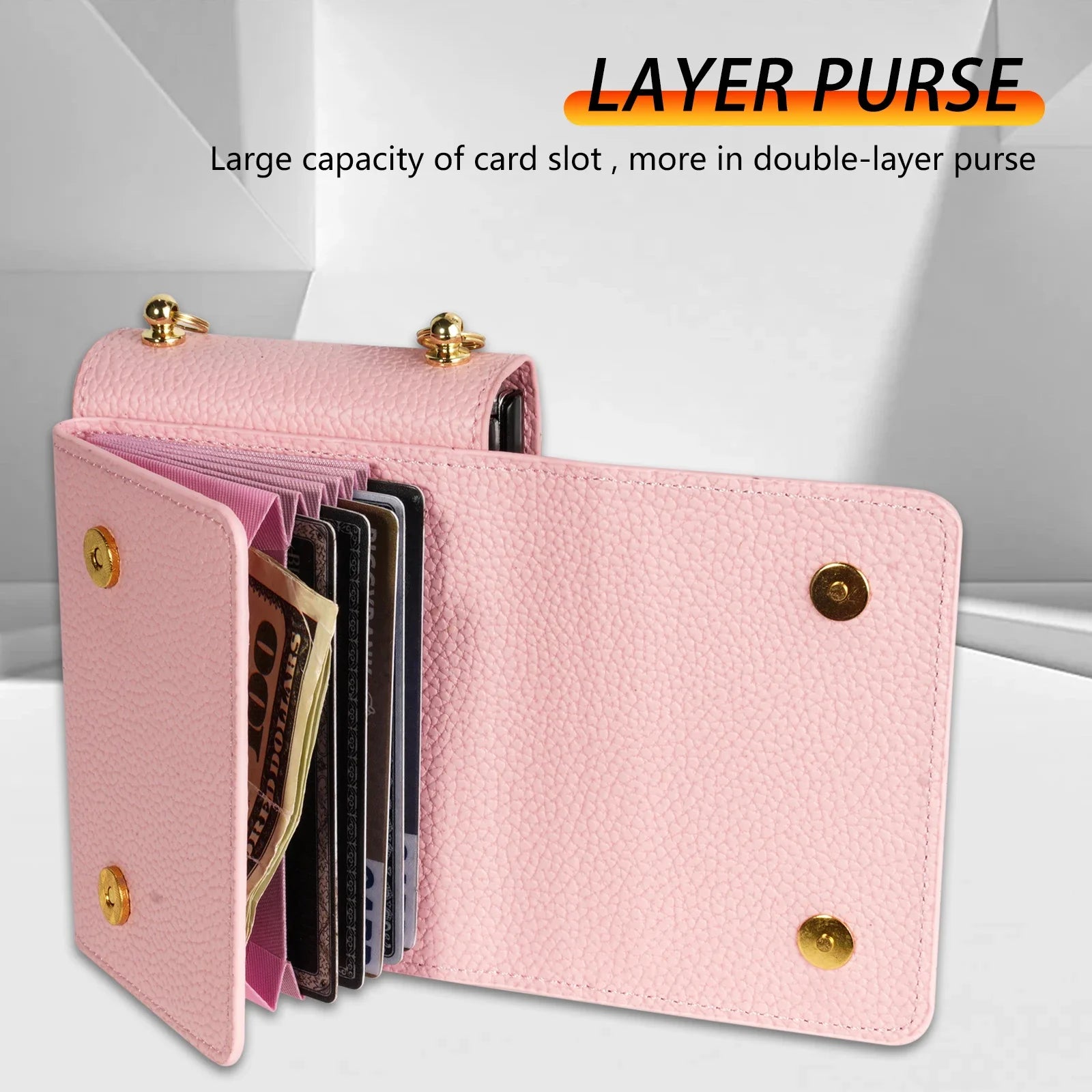 Crossbody Card Slot Wallet Leather Galaxy Z Flip Case - DealJustDeal