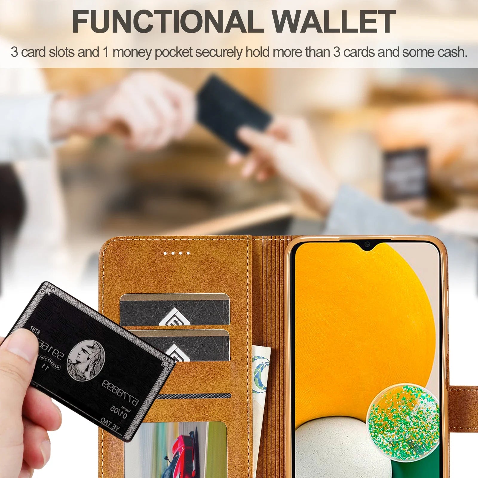 Wallet Flip Leather Galaxy A Case - DealJustDeal