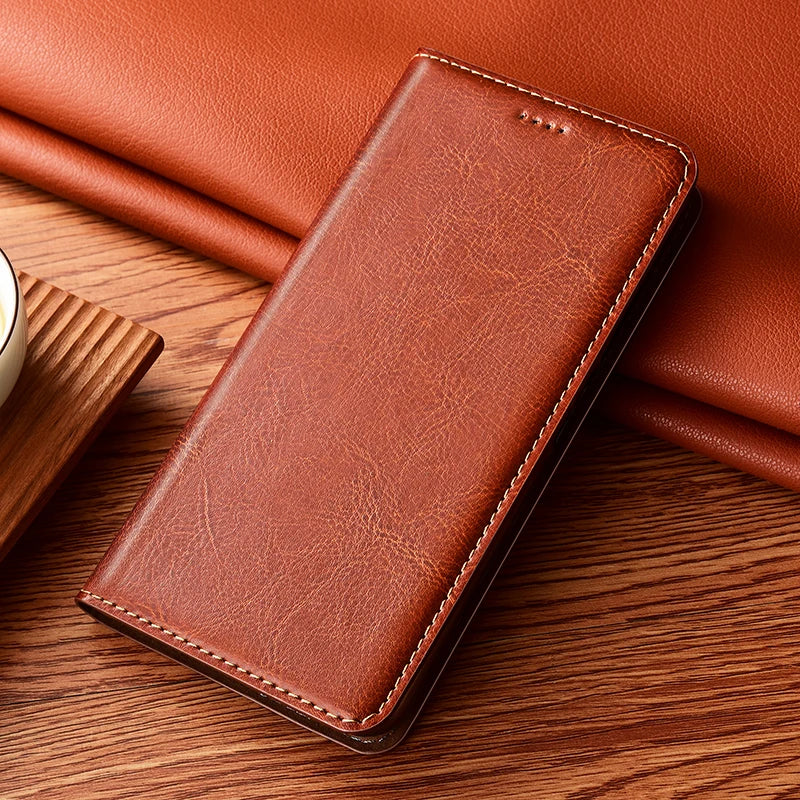 Flip Wallet Genuine Leather Galaxy S Case - DealJustDeal