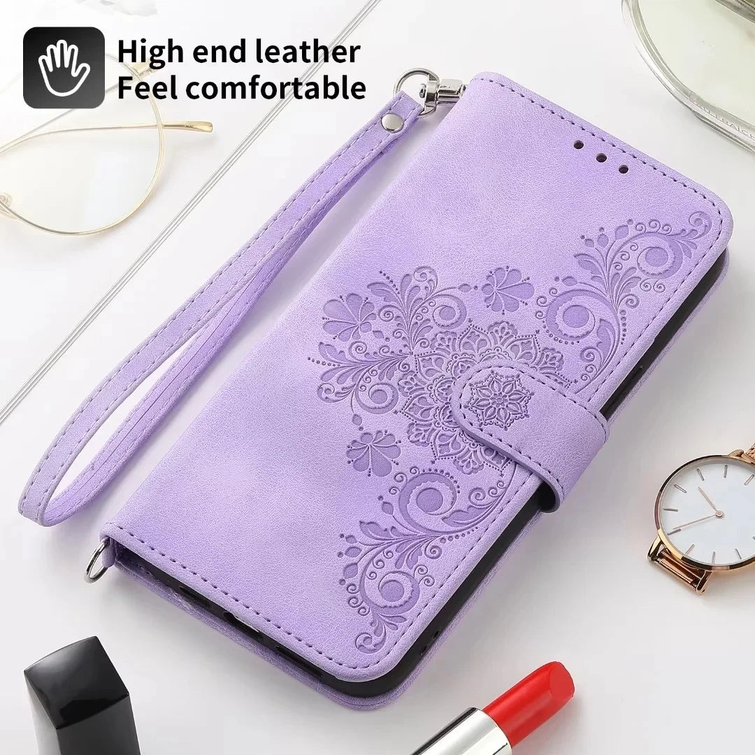 Card Flip Wallet Leather Galaxy S Case - DealJustDeal