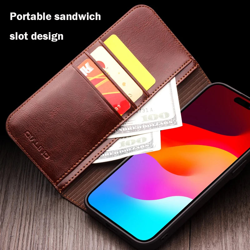 Genuine Leather iPhone Case - DealJustDeal