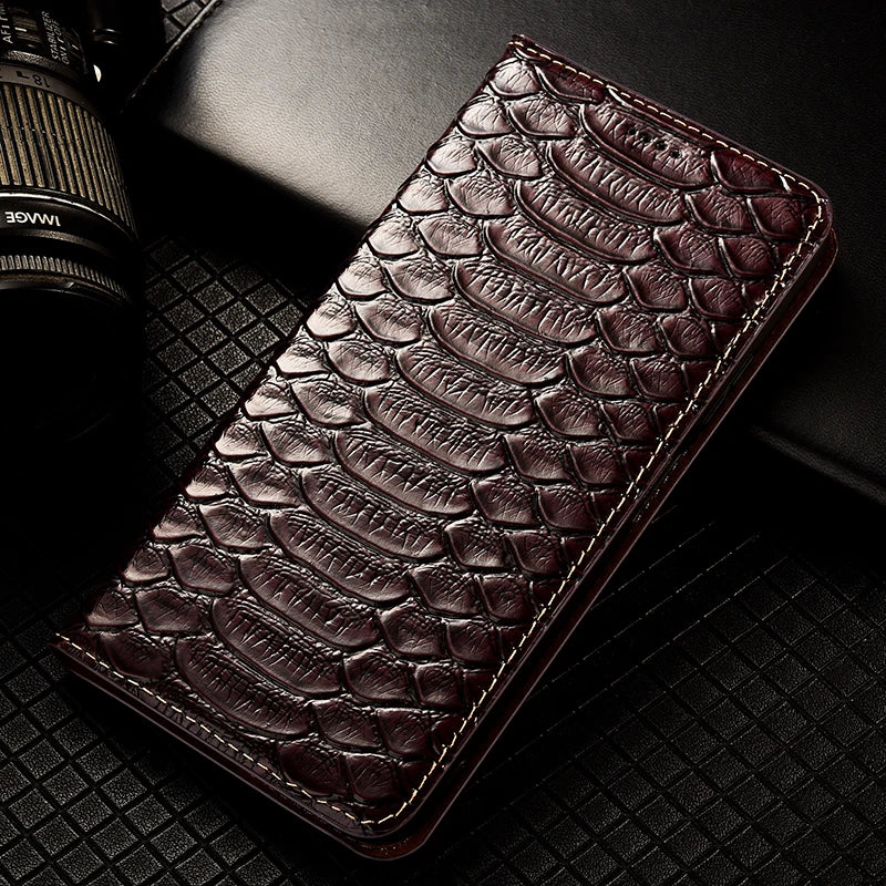 Python Genuine Leather Galaxy A Case - DealJustDeal