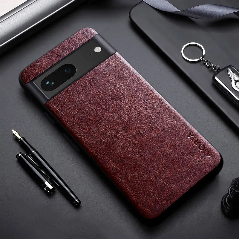 Business solid color design PU leather Google Case - DealJustDeal