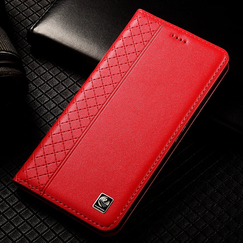 Genuine Leather Galaxy A Case - DealJustDeal