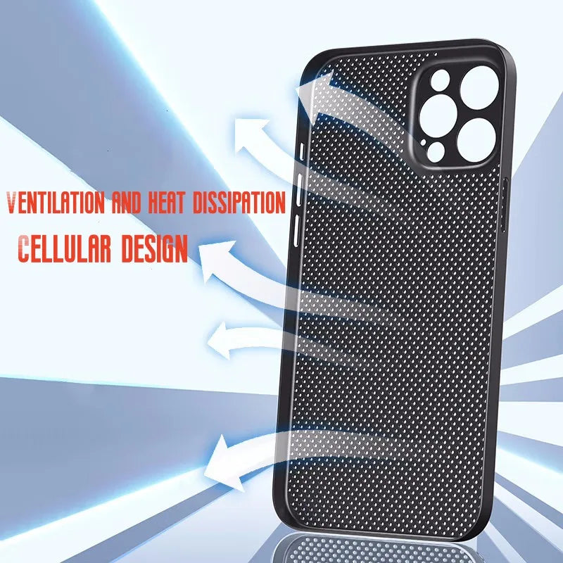 Heat Dissipation Breathable Cooling iPhone Case - DealJustDeal