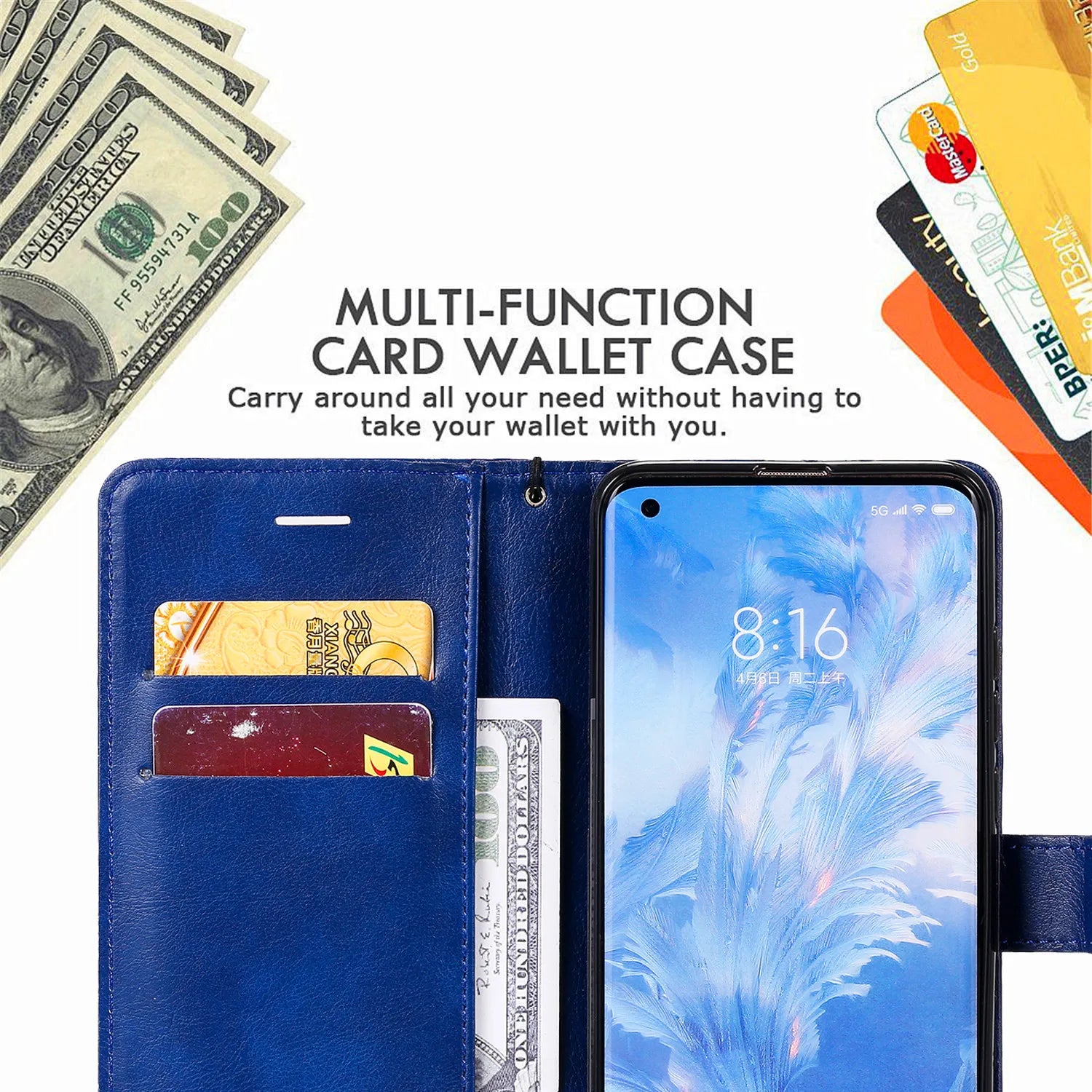 Leather Wallet Google Case - DealJustDeal