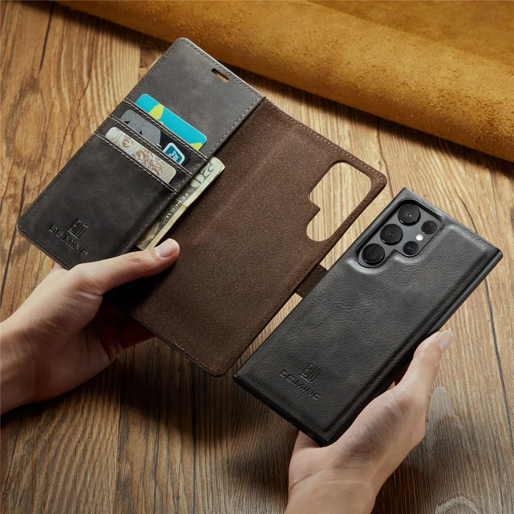 Detachable Magnetic Leather Galaxy Note and S Case - DealJustDeal