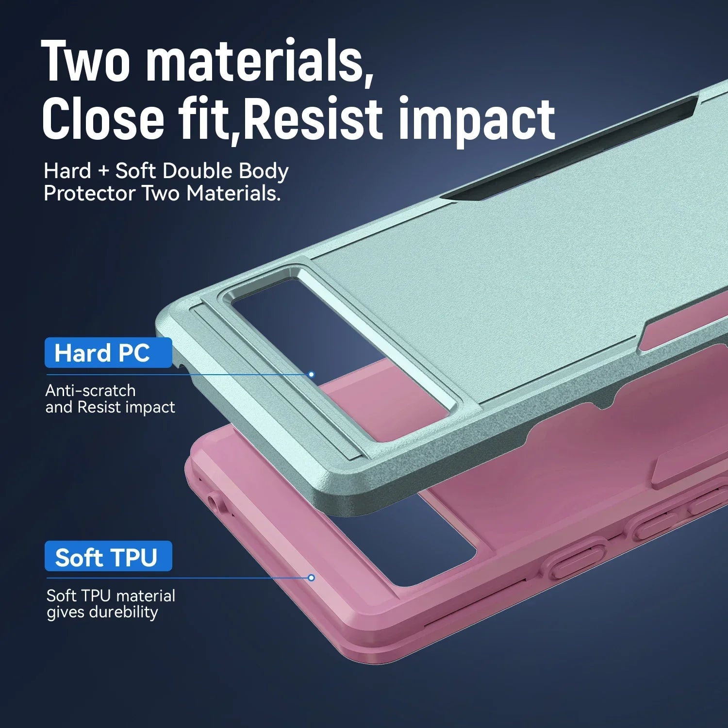 Shockproof Half-wrapped Hard Google Case - DealJustDeal