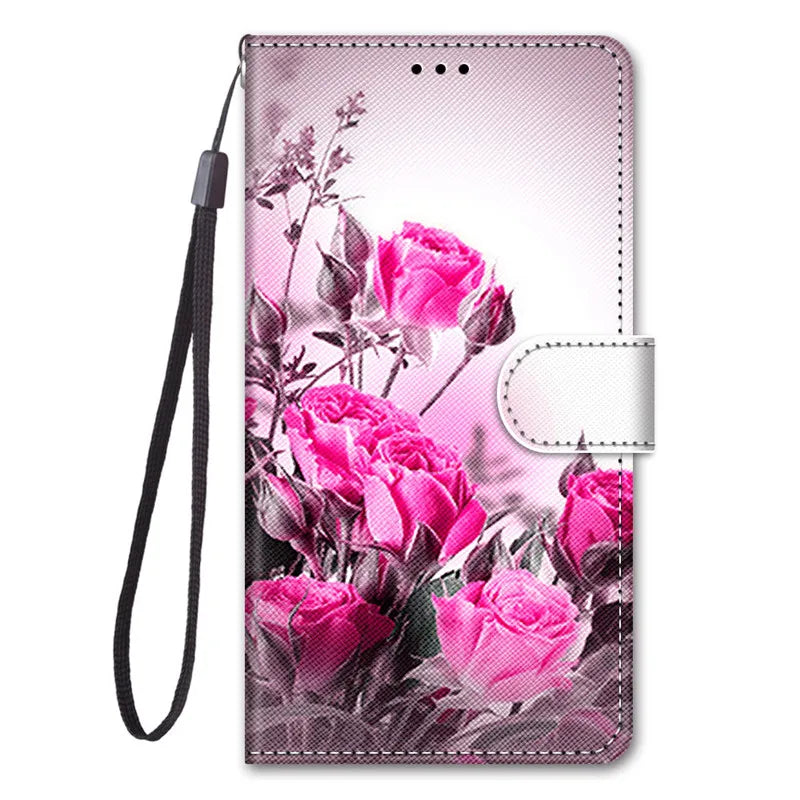 Flip Wallet Painted Leather Magnetic Galaxy S Case - DealJustDeal