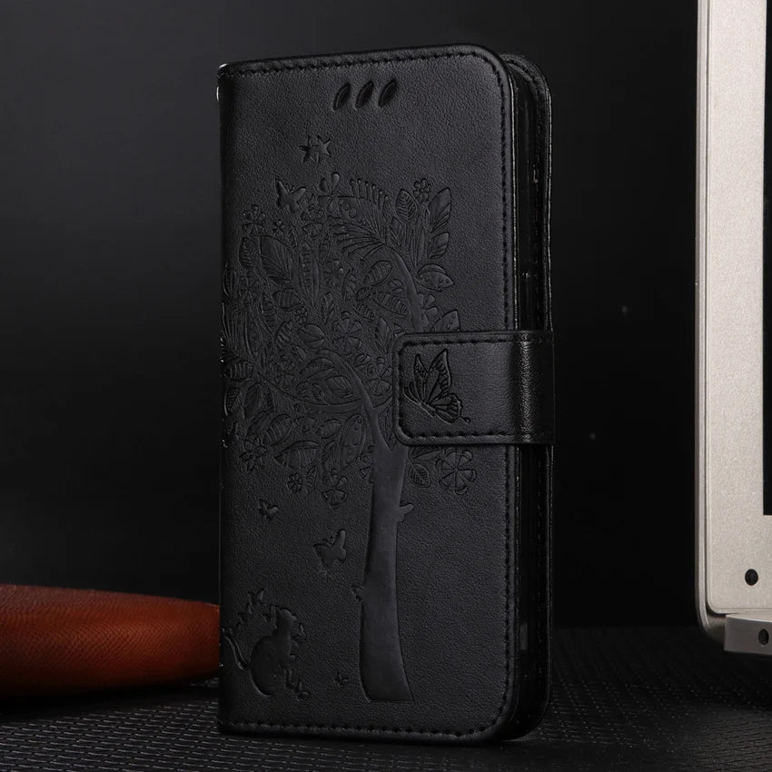 Card Slot Flip Leather galaxy A Case - DealJustDeal