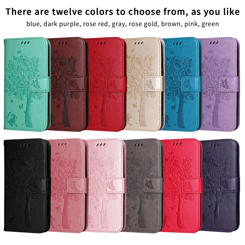 Wallet Card Slot Flip PU Leather Galaxy A Case - DealJustDeal