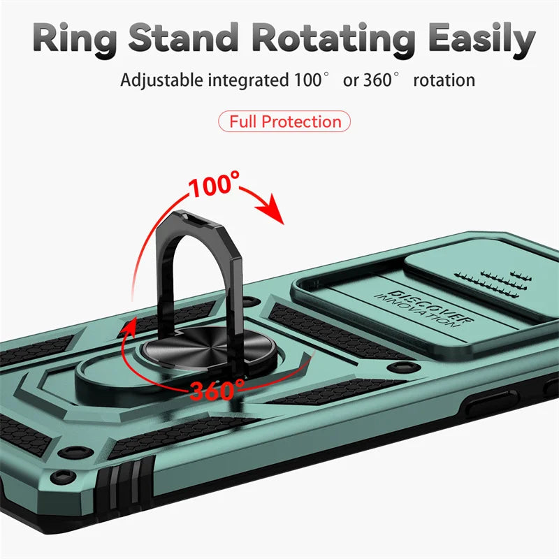 Shockproof Armor Slide Camera Protect galaxy S Case - DealJustDeal