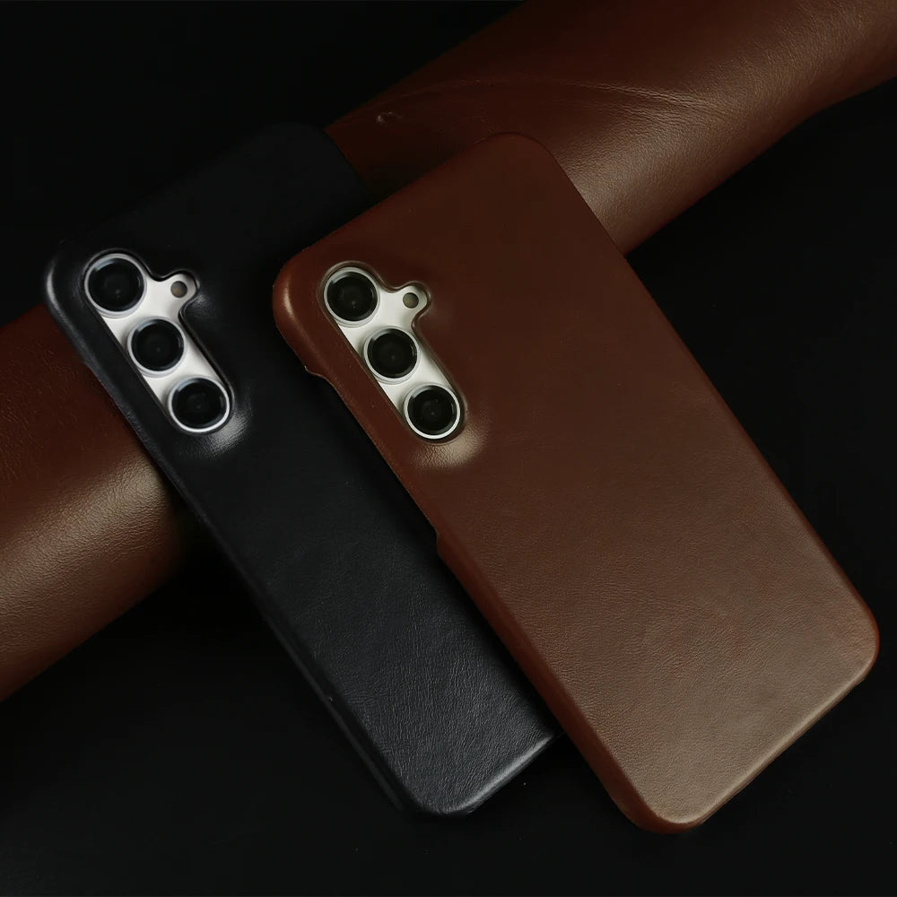 Aesthetic Vintag Pattern Handmade Genuine Leather Galaxy Note and S Case - DealJustDeal