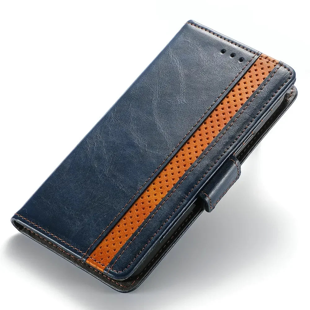 RFID 360 Protect Flip Leather Google Case - DealJustDeal