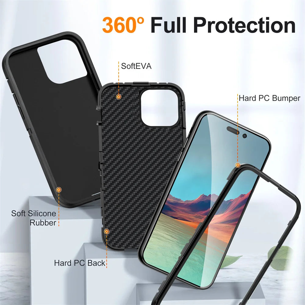 Shockproof Anti-Scratch Rugged Protective iPhone Case - DealJustDeal