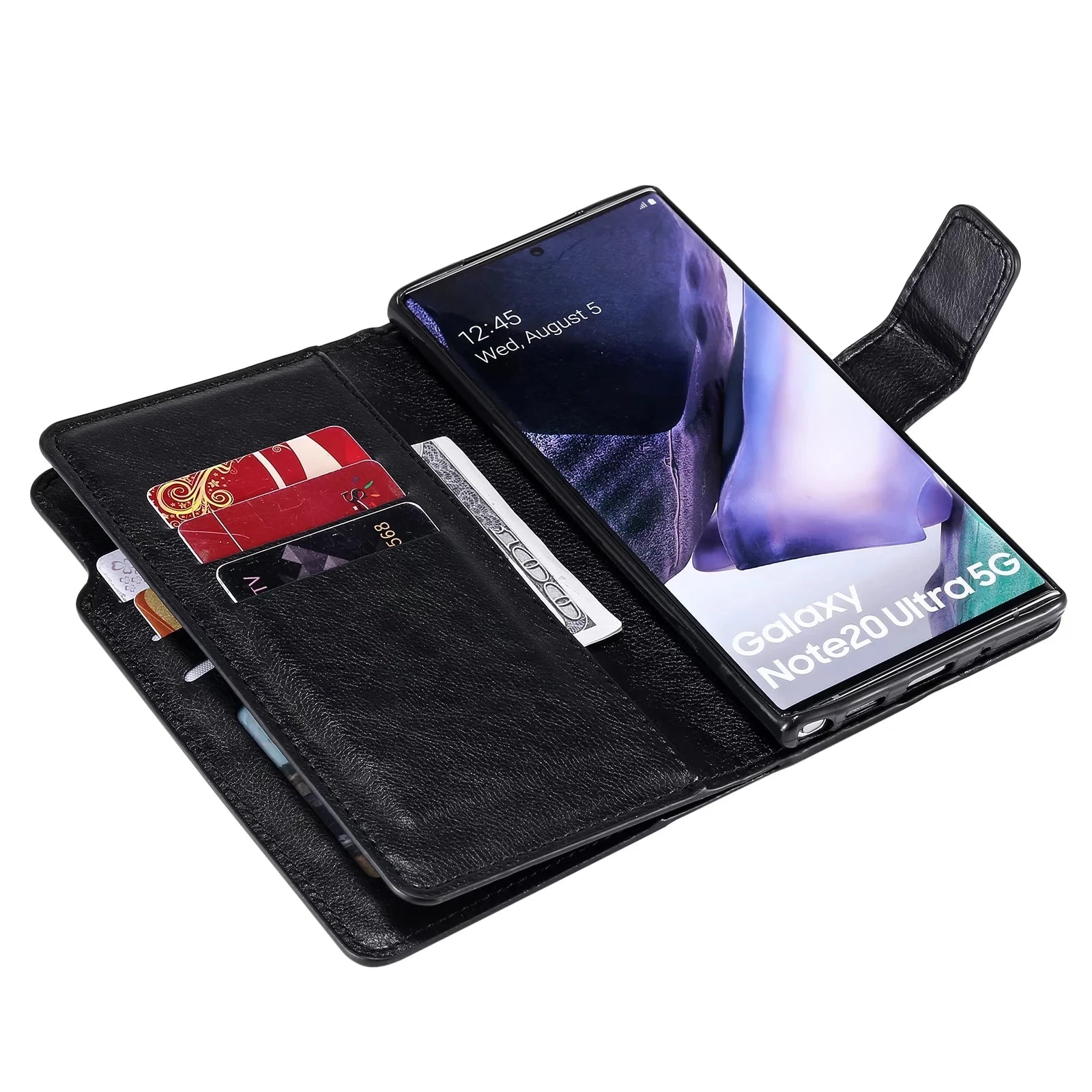 Card Slots Wallet Flip Leather Galaxy A and M Case - DealJustDeal