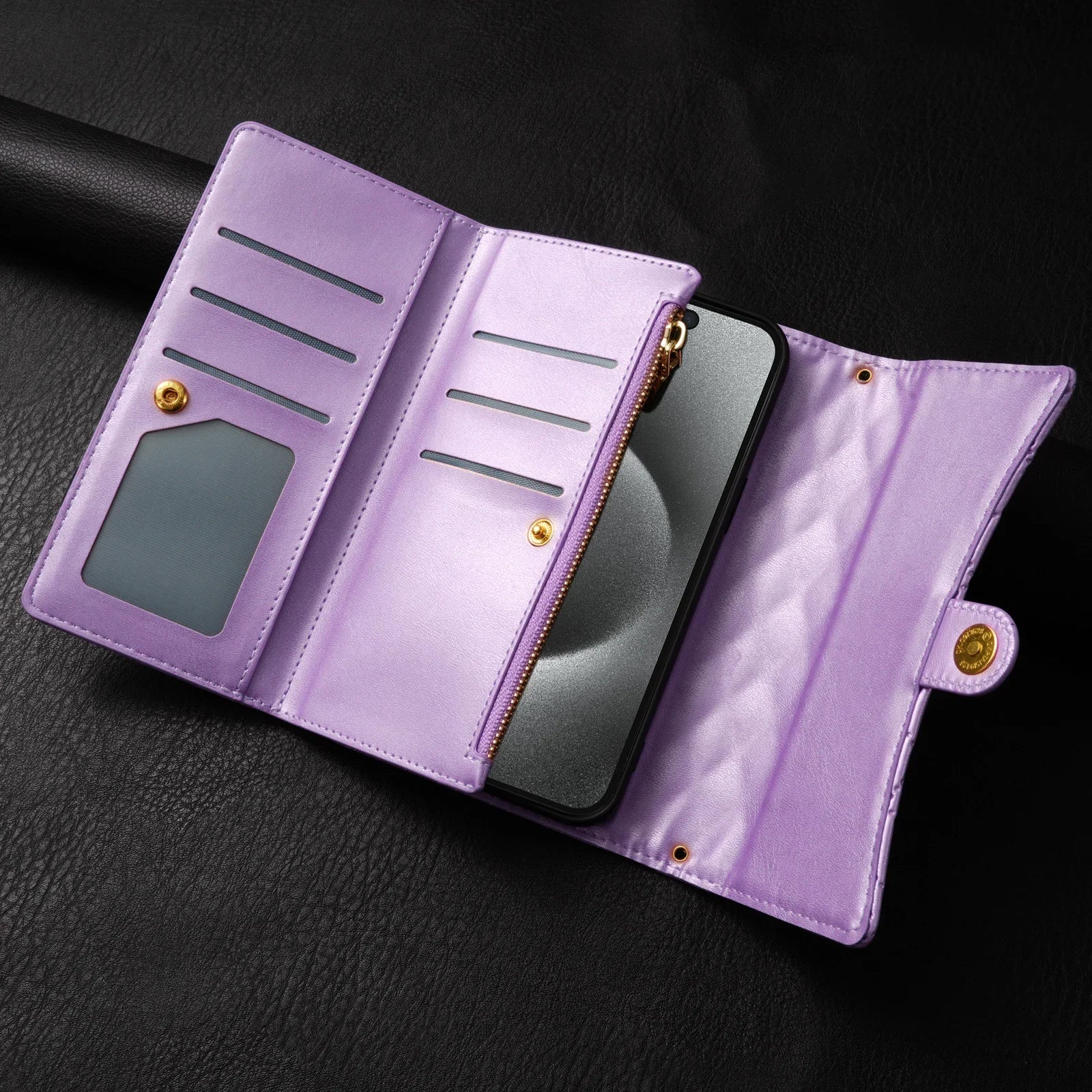 Crossbody Cards Slot Wallet Leather Galaxy Note and S Case - DealJustDeal