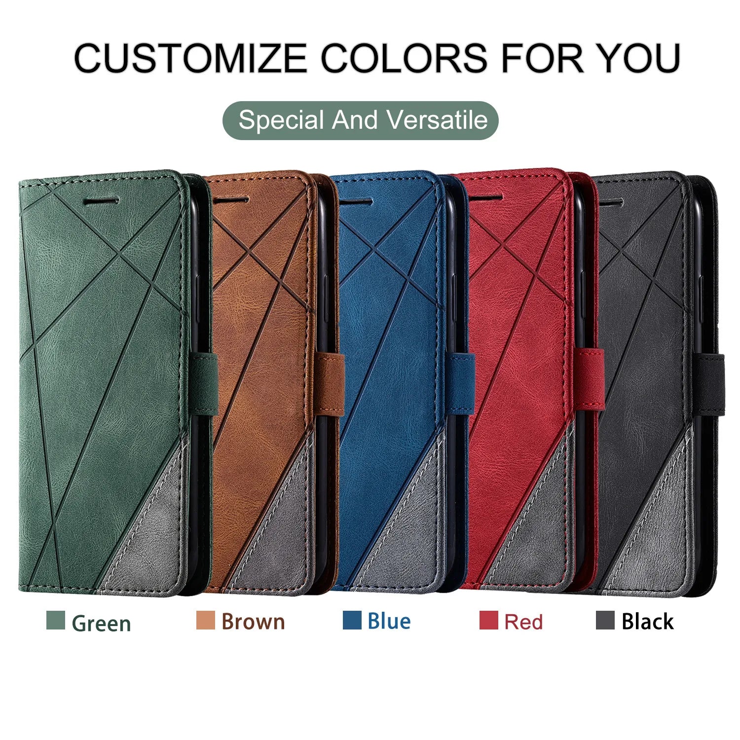 Wallet Stand Leather Flip Galaxy Case - DealJustDeal