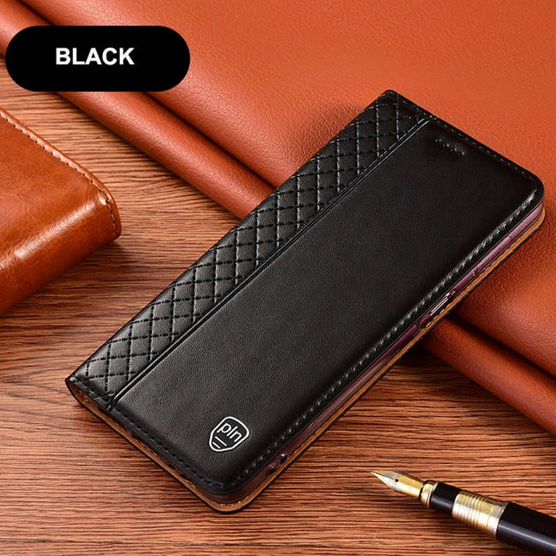 Wallet Magnetic Flip Retro Genuine Leather Galaxy S Case - DealJustDeal