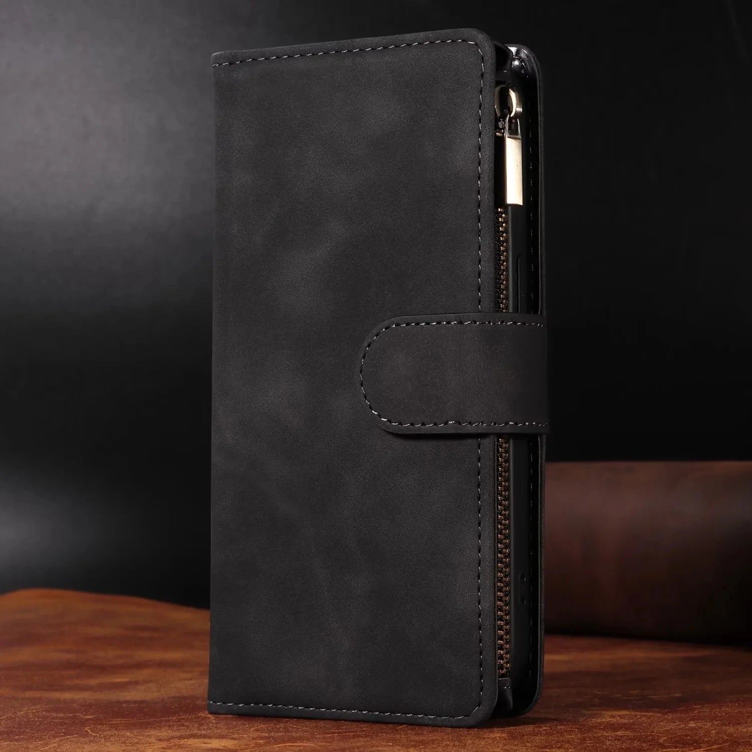 Leather Flip Wallet Galaxy A Case - DealJustDeal