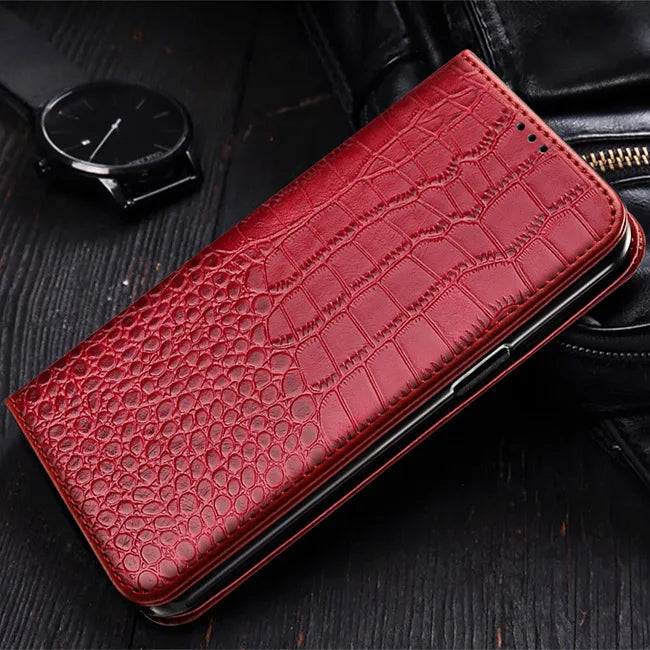 Flip Leather Card Wallet iPhone Case - DealJustDeal