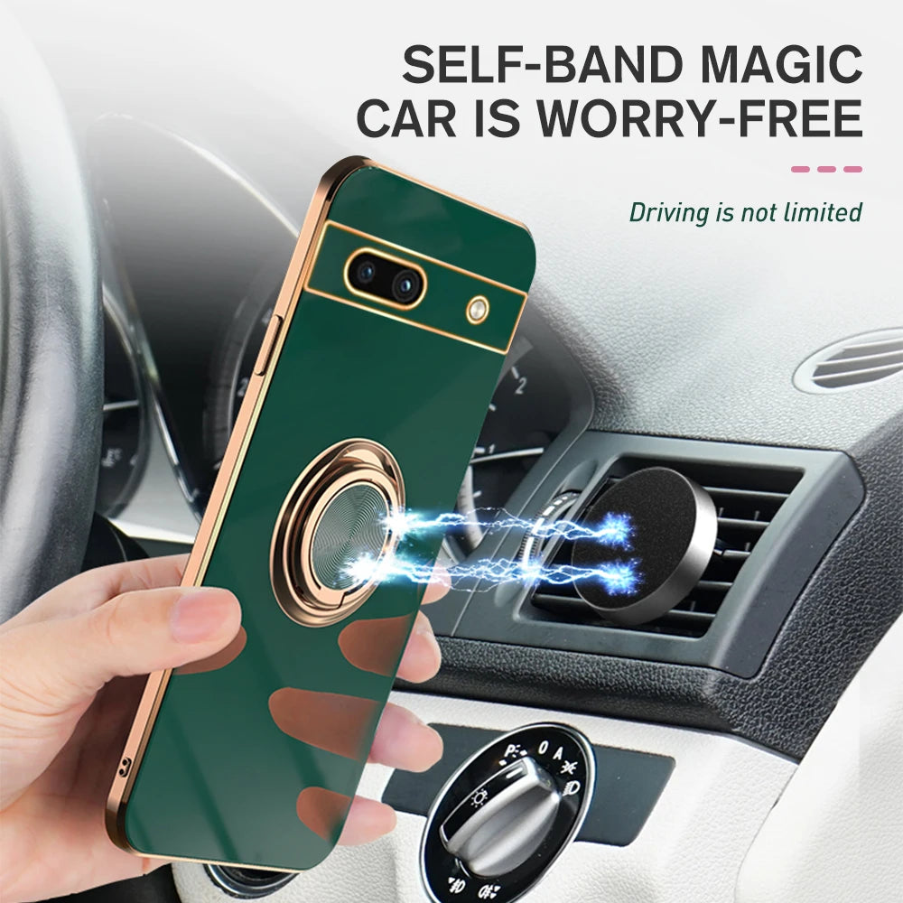 Plating Car Magnetic Google Case - DealJustDeal