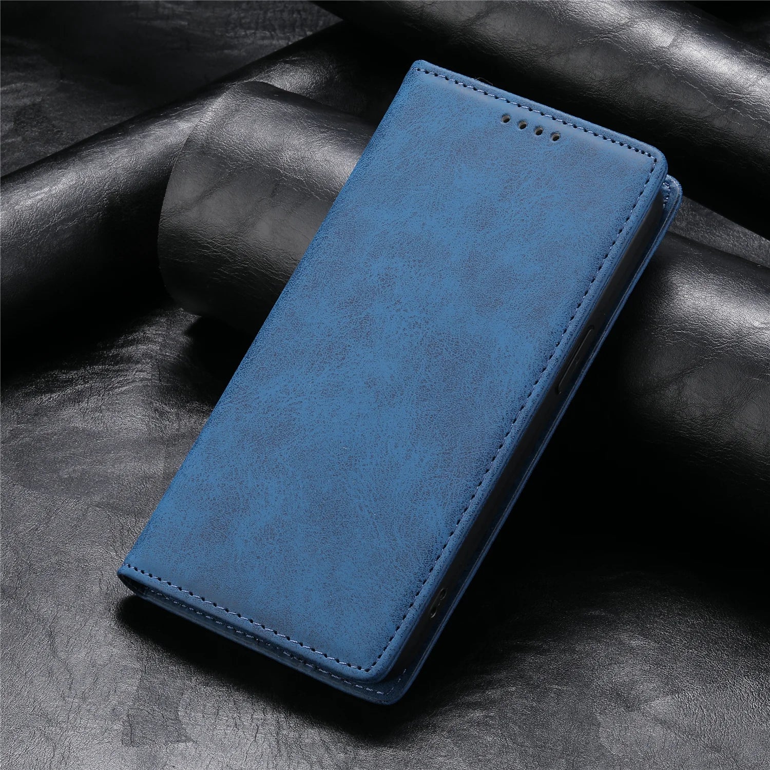 Shockproof  Wallet Flip Leather Galaxy A and M Case - DealJustDeal