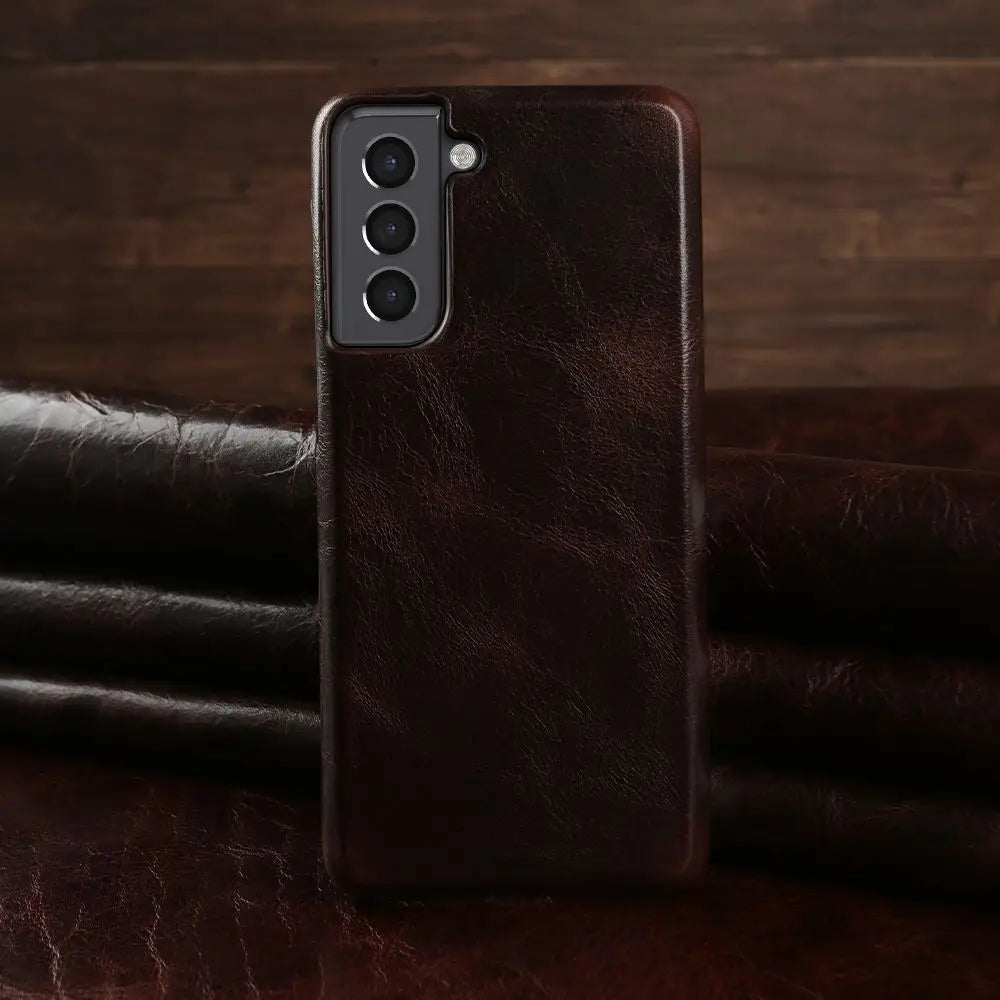 Genuine Leather Galaxy A, Note and S Case - DealJustDeal