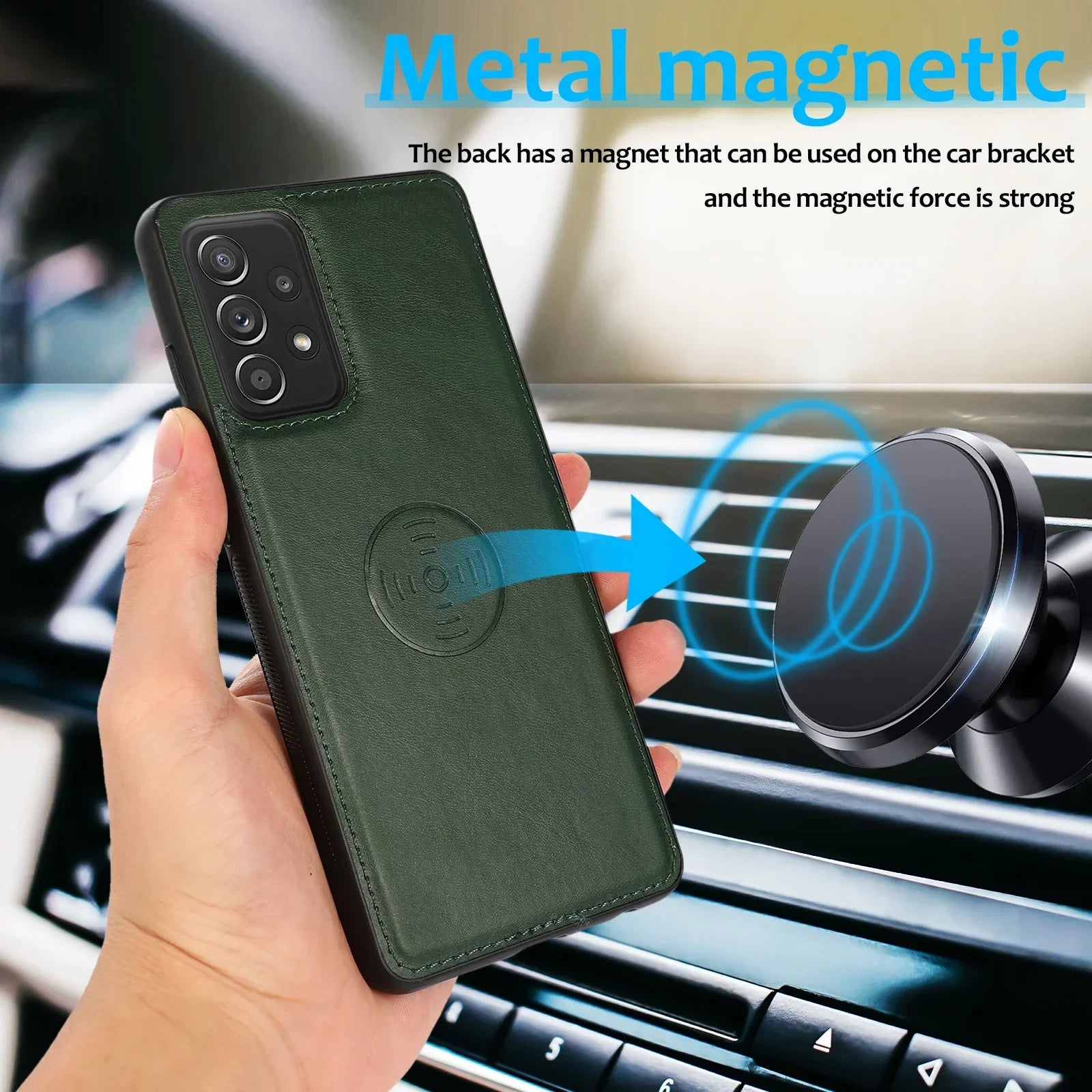 2 IN 1 Detachable Leather Card Slot Magnetic Wallet Galaxy A, Note and S Case - DealJustDeal