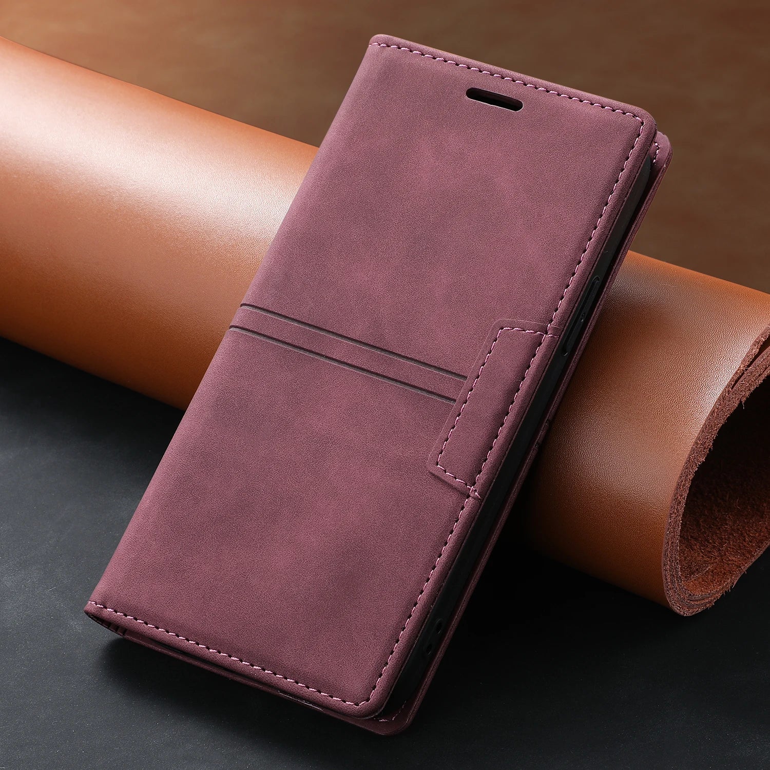 Flip Wallet Leather Galaxy A and S Case - DealJustDeal