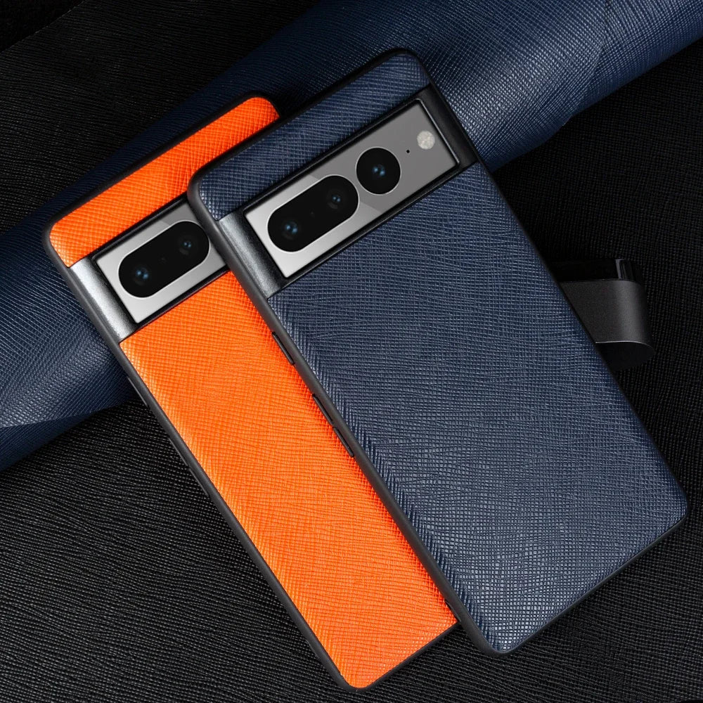 Slim Back Cover Shockproof Genuine Leather Google Case - DealJustDeal