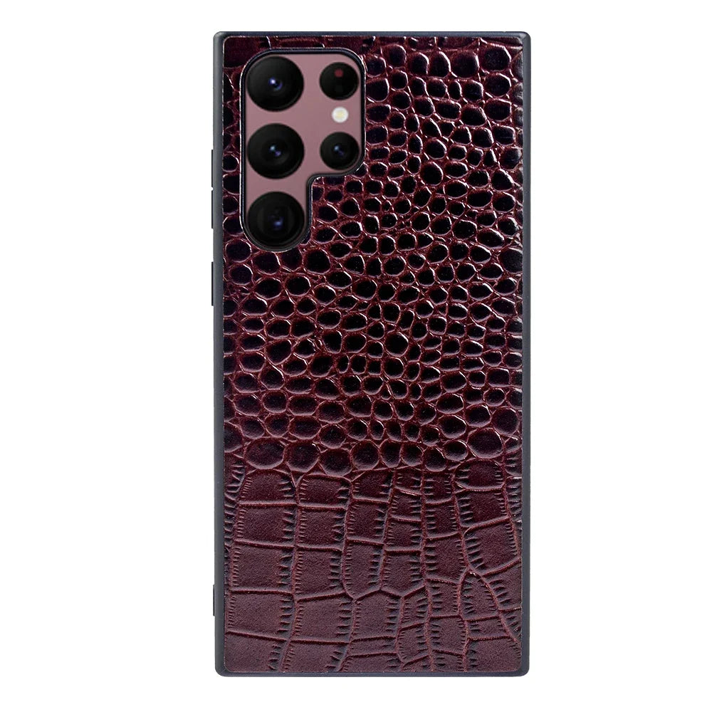 Genuine Leather galaxy S Case - DealJustDeal