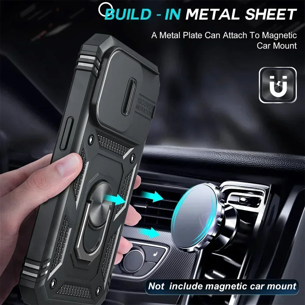 Camera Slide Armor Protection Armor iPhone Case - DealJustDeal